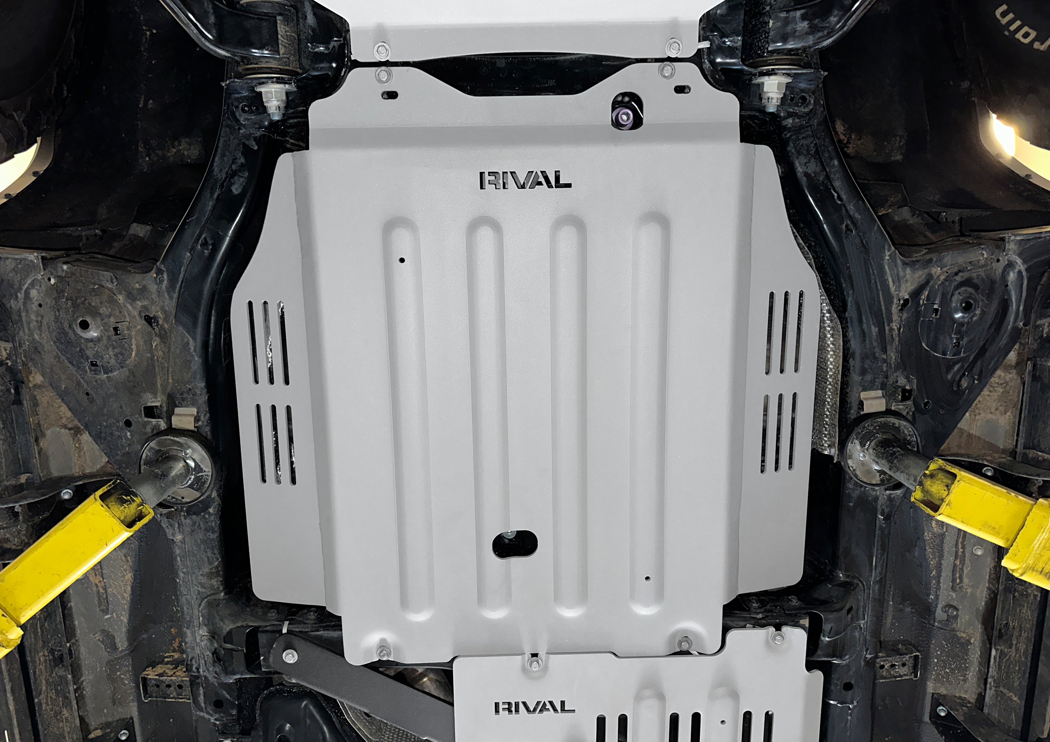 Aluminum Transmission Bash Plate - Toyota Tundra 3.4 Hybrid