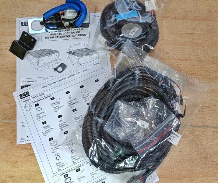EGR Premium Canopy Remote Locking Kit — Ford PX Ranger 2011-2021