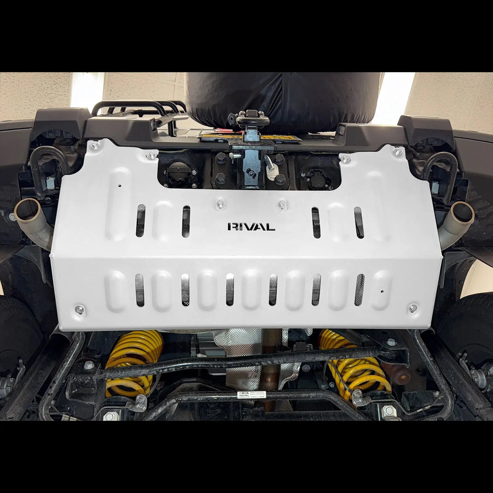 Aluminum Exhaust Bash Plate Ineos Grenadier RIVAL