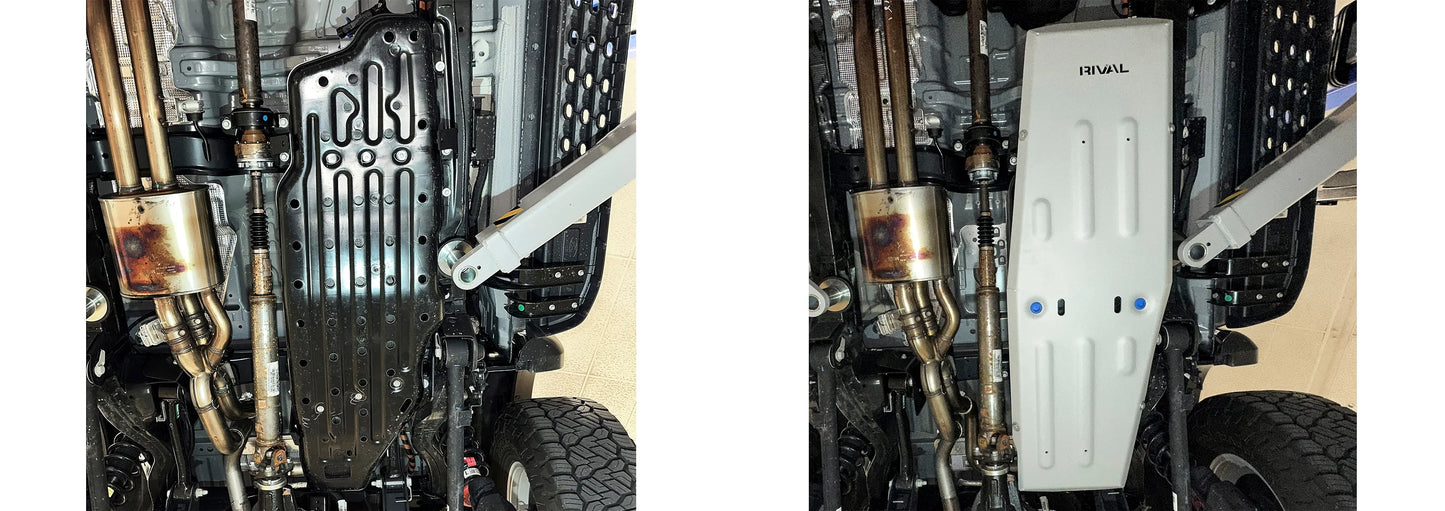 Aluminum Fuel Tank Bash Plate - Ford Everest Next Gen / Ford Raptor Next Gen RIVAL 4x4 Australia