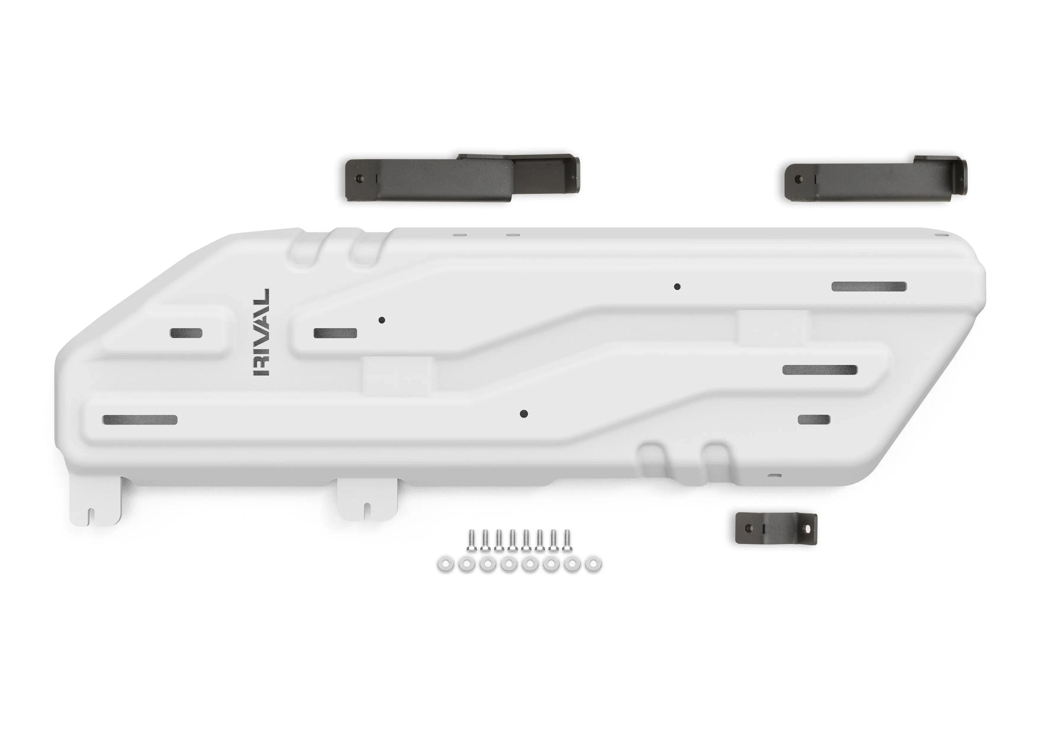 Aluminum Fuel Tank Bash Plate - TOYOTA LAND CRUISER 250; V-2.8D, AT, 4WD; 2024-PRESENT, New design RIVAL