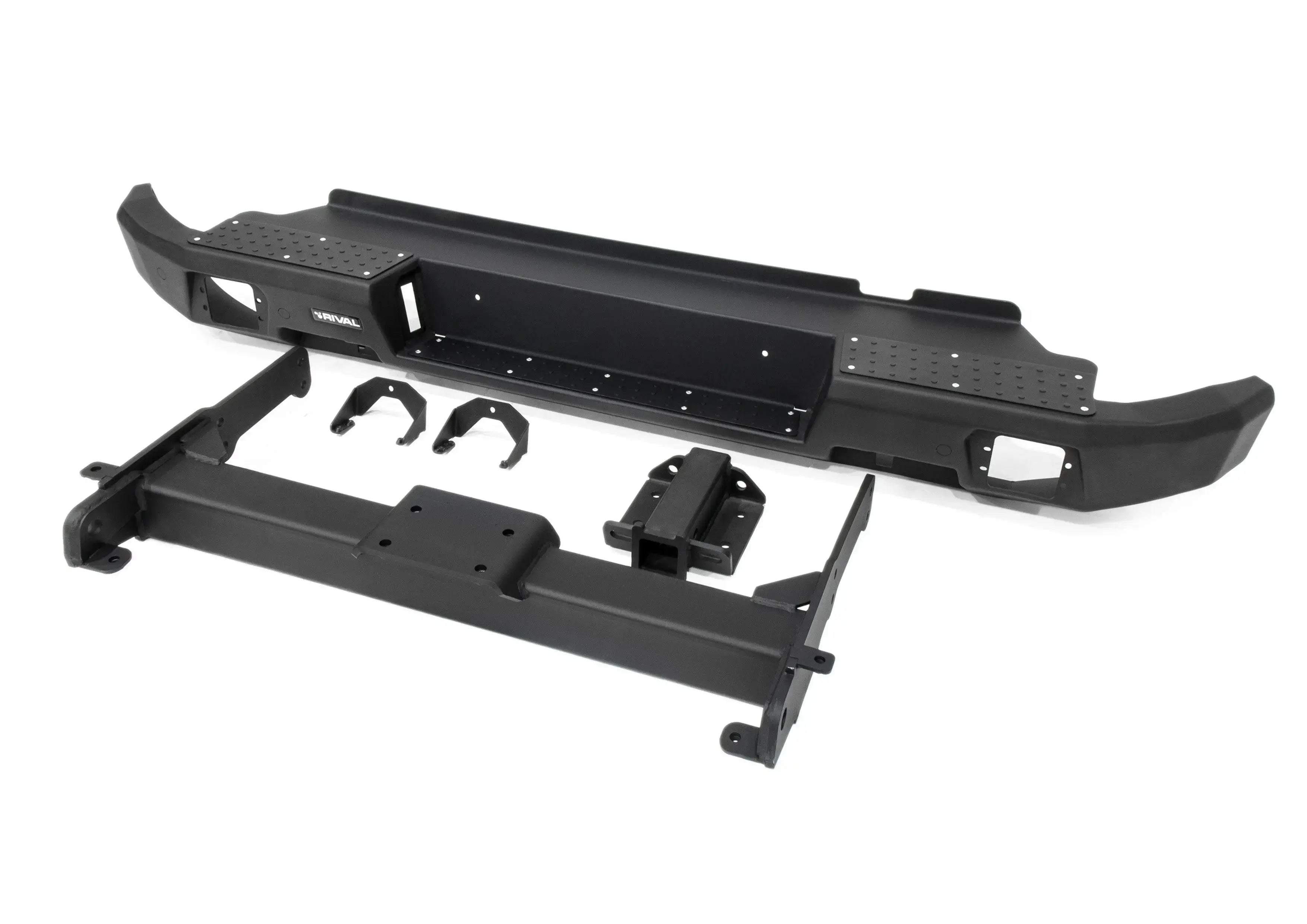 Aluminum Rear Bar - VW Amarok 2010-2023, includes RIVAL Spotlights (Set of 2) RIVAL 4x4 Australia