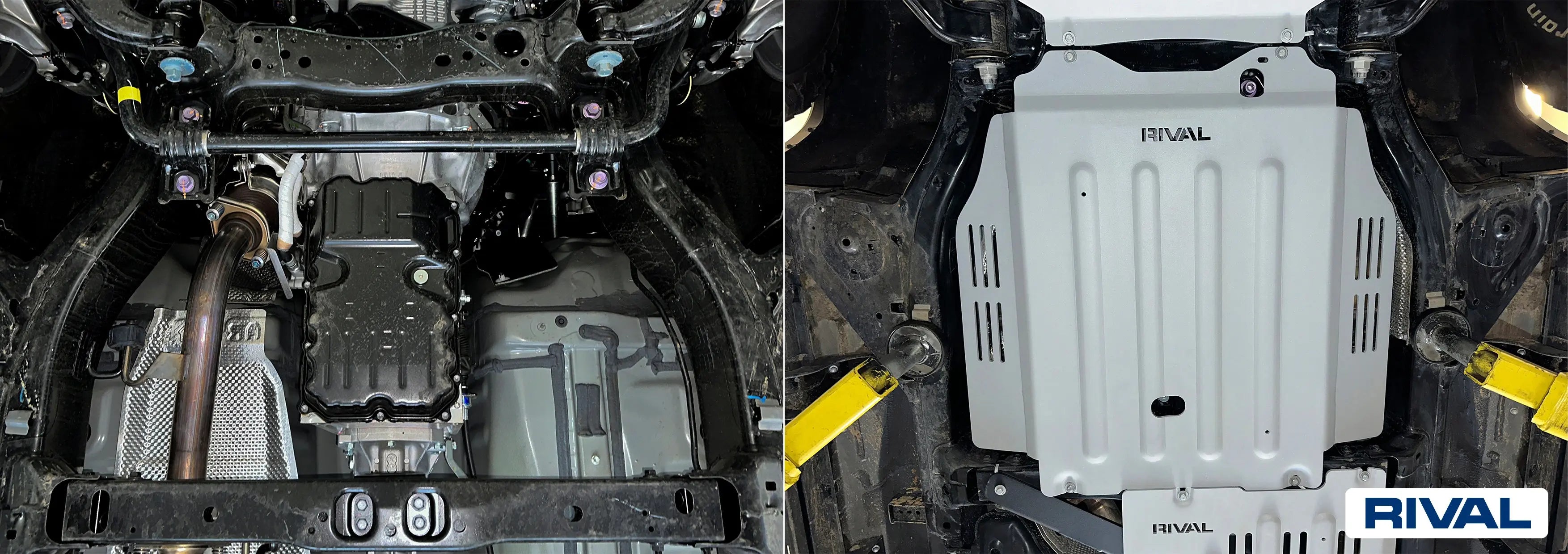 Aluminum Transmission Bash Plate - Toyota Tundra 3.4 Hybrid; RIVAL 4x4 Australia