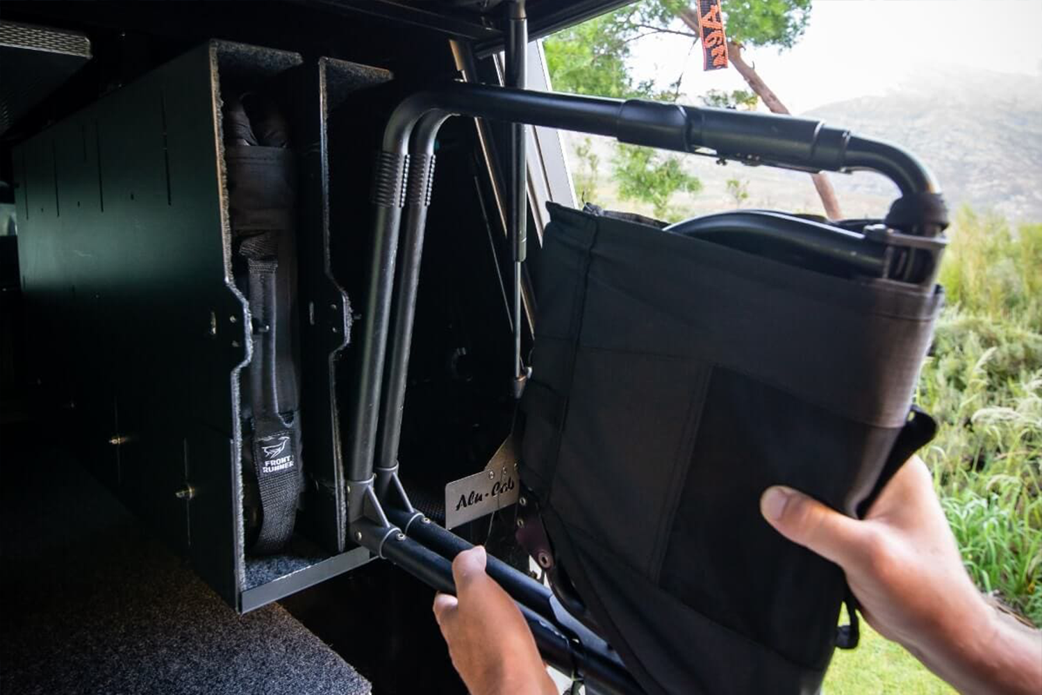 Alu-Cab Chair Carrier and Recovery Grid — genuine product, Rival 4x4 Australia