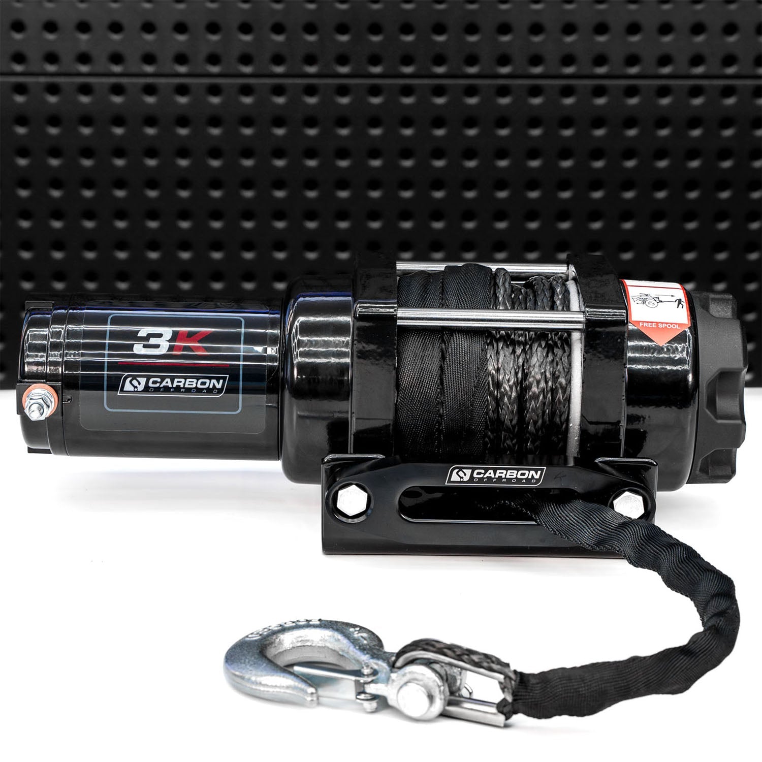 Carbon 3.0k 3000lb ATV - Trailer Winch