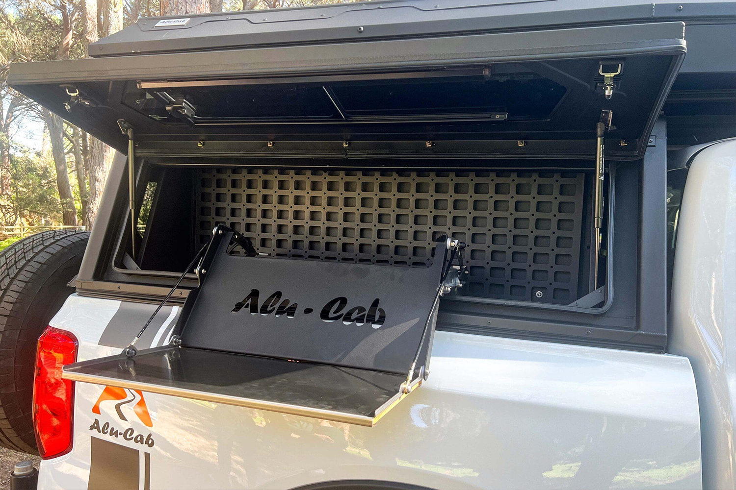 Alu-Cab Fold-Out Canopy Kitchen Table — genuine product, Rival 4x4 Australia