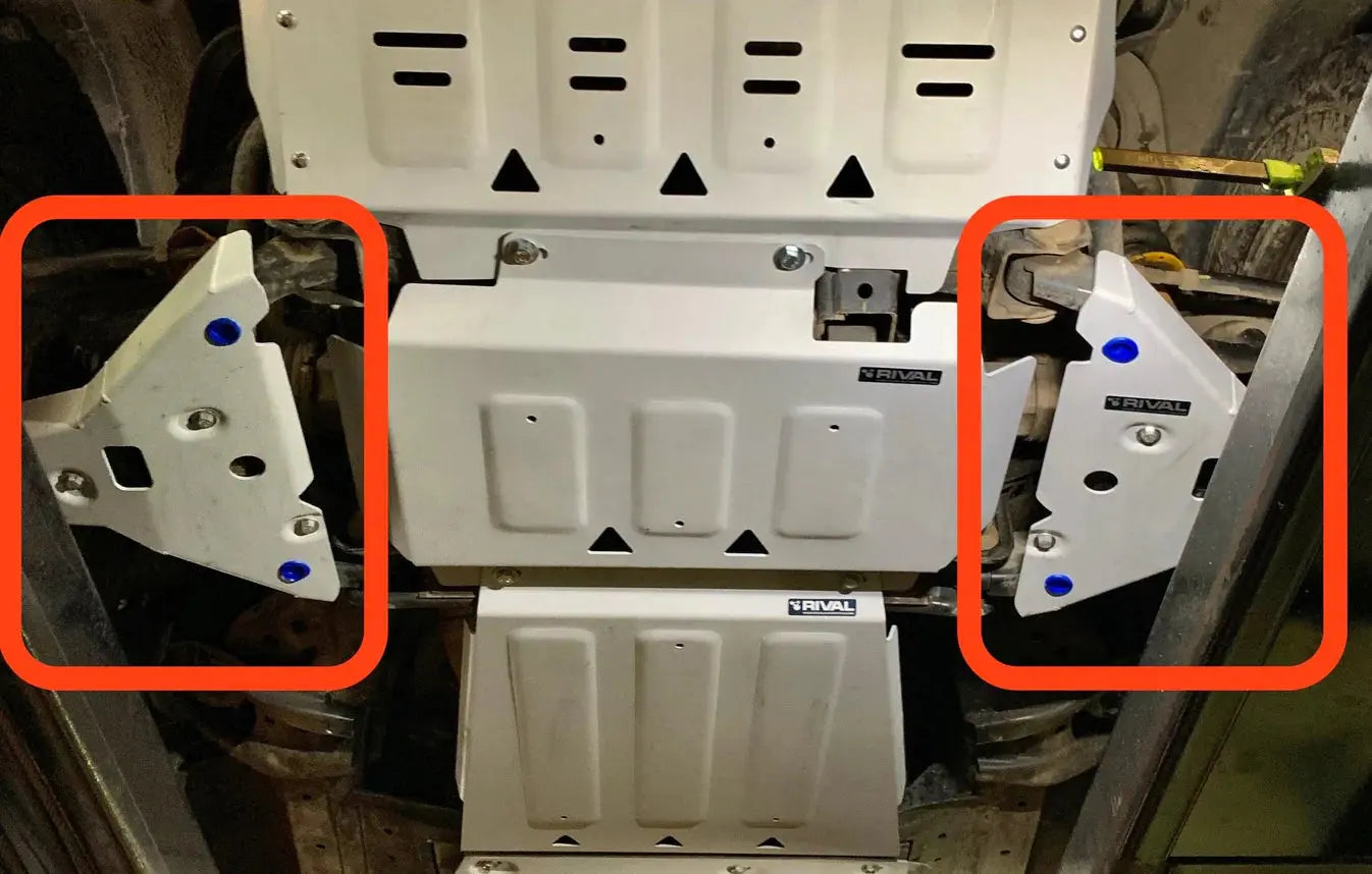 Ford Ranger PX1 / PX2 / PX3 (2012–2022) 4x4 Lower Control Arm Bash Plate – Aluminium RIVAL 4x4 Australia