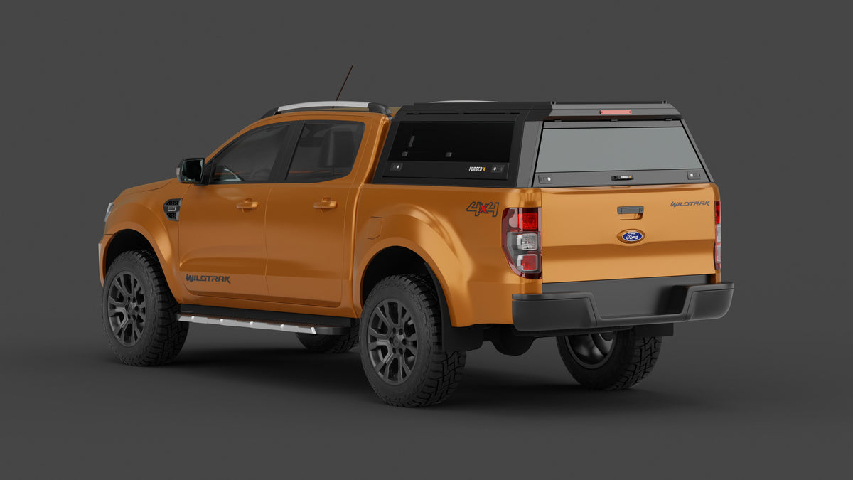 ForgedX Aluminium Ute Canopy - to suit Ford Ranger PX, PX2 & PX3 2012-2022 - RIVAL 4x4 Australia
