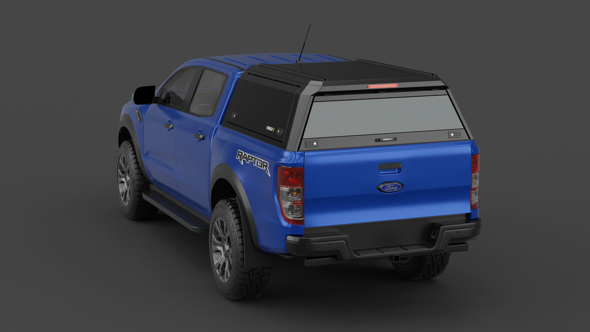 Ford Ranger Raptor PX3 aluminium ute canopy – solid sides