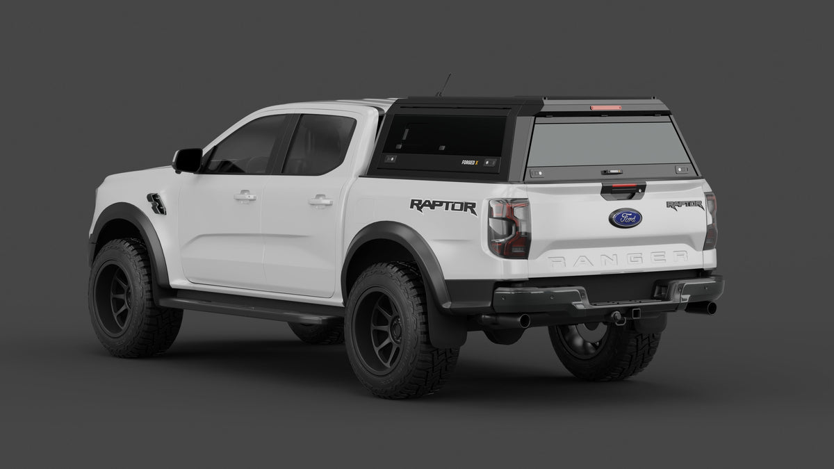 ForgedX Aluminium Ute Canopy - to suit Ford Ranger Raptor 2023-on - RIVAL 4x4 Australia