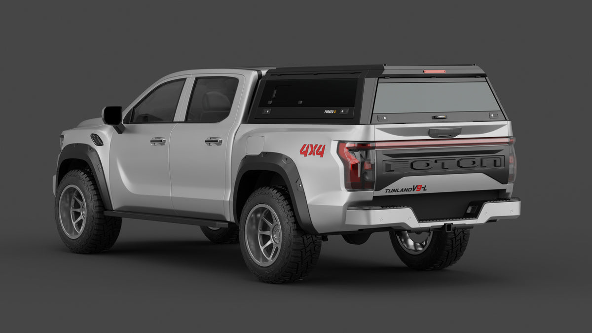 ForgedX Aluminium Ute Canopy - to suit Foton Tunland G9 2025-on - RIVAL 4x4 Australia