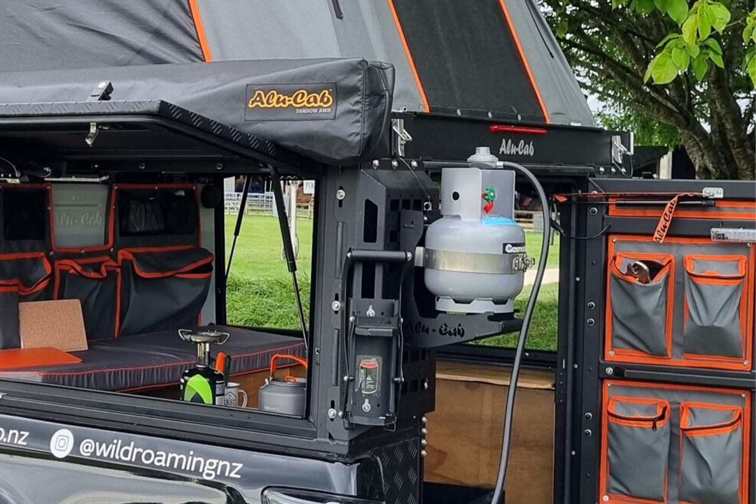 Alu-Cab Gas Bottle Holder — genuine product, Rival 4x4 Australia