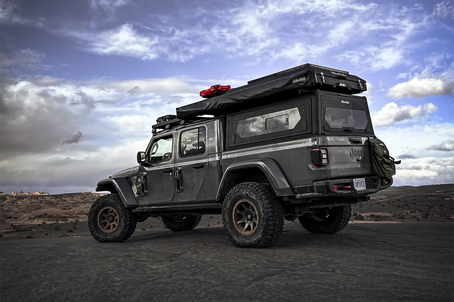 Alu-Cab Contour Canopy for Jeep Gladiator fitted to Jeep Gladiator — Rival 4x4 Australia