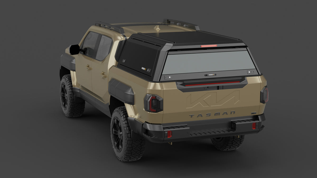 ForgedX Aluminium Ute Canopy - to suit Kia Tasman 2025-on - RIVAL 4x4 Australia