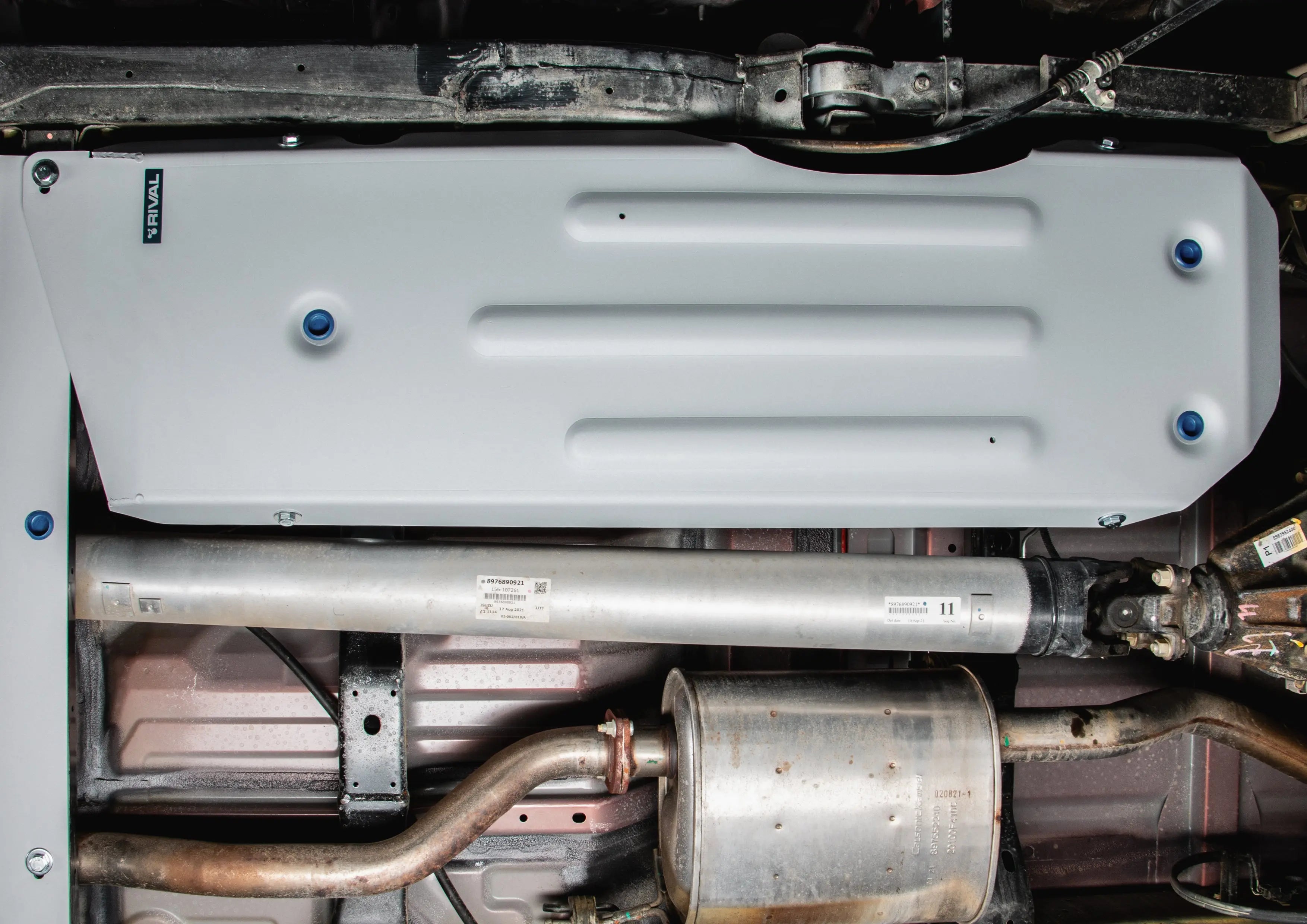 Aluminium Fuel Tank Underbody Armour Isuzu D-Max 2021-On - RIVAL 4x4 Australia