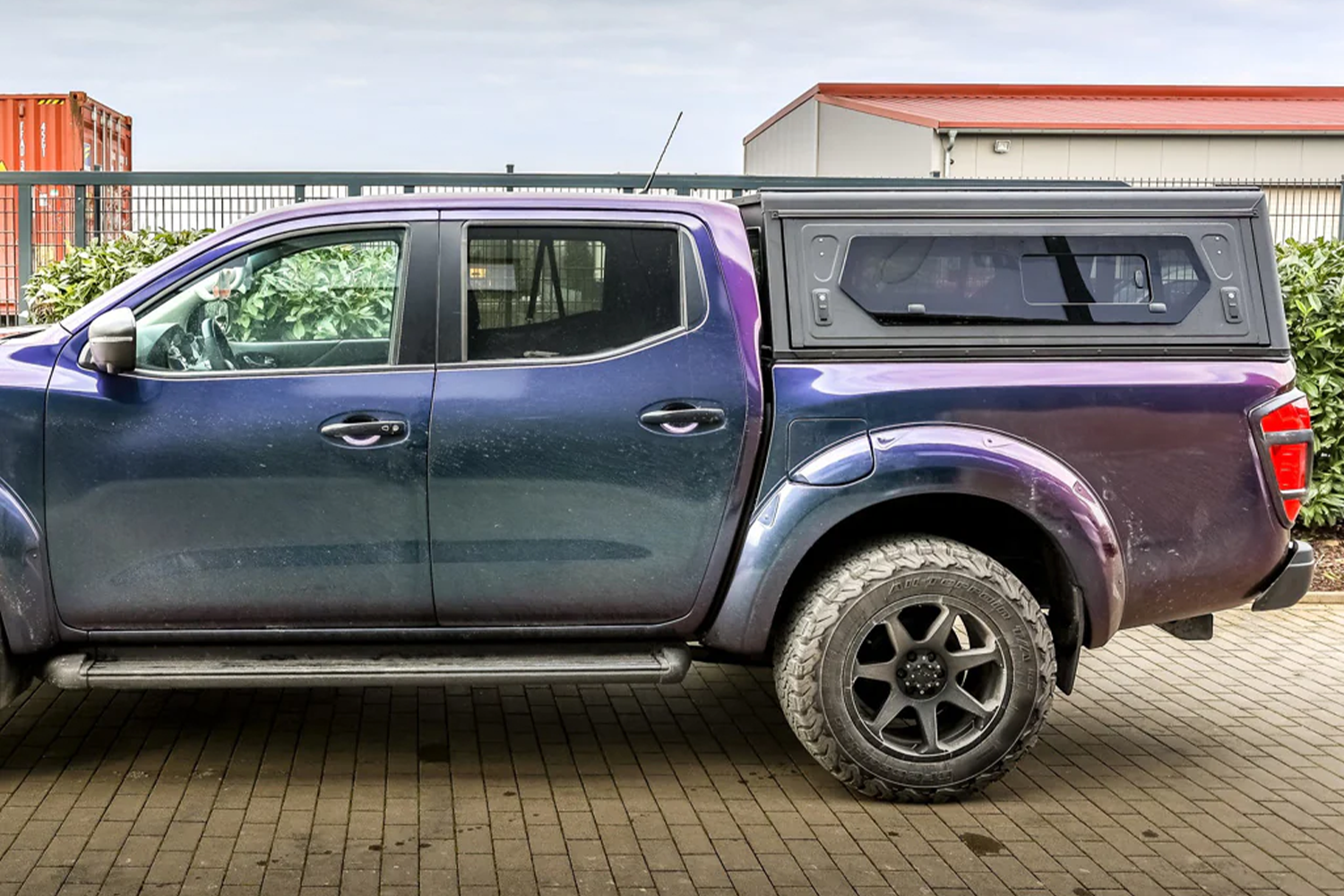 Alu-Cab Contour Canopy for Nissan Navara NP300 2021+ fitted to Nissan Navara — Rival 4x4 Australia