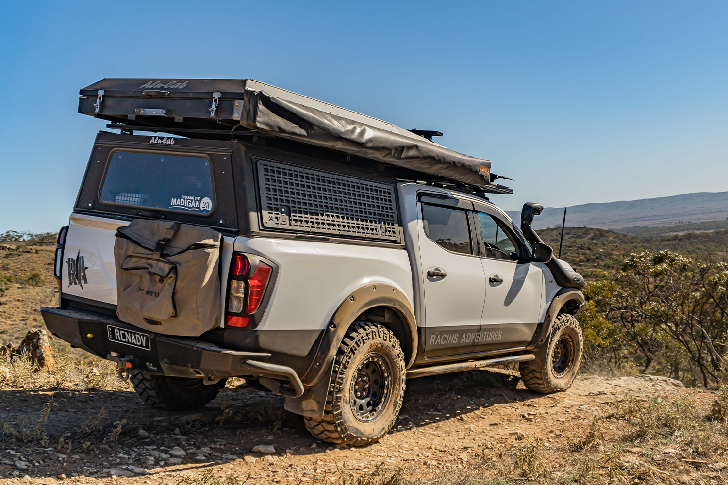 Alu-Cab Explorer Canopy for Nissan Navara NP300 (2016-2020) fitted to Nissan Navara — Rival 4x4 Australia