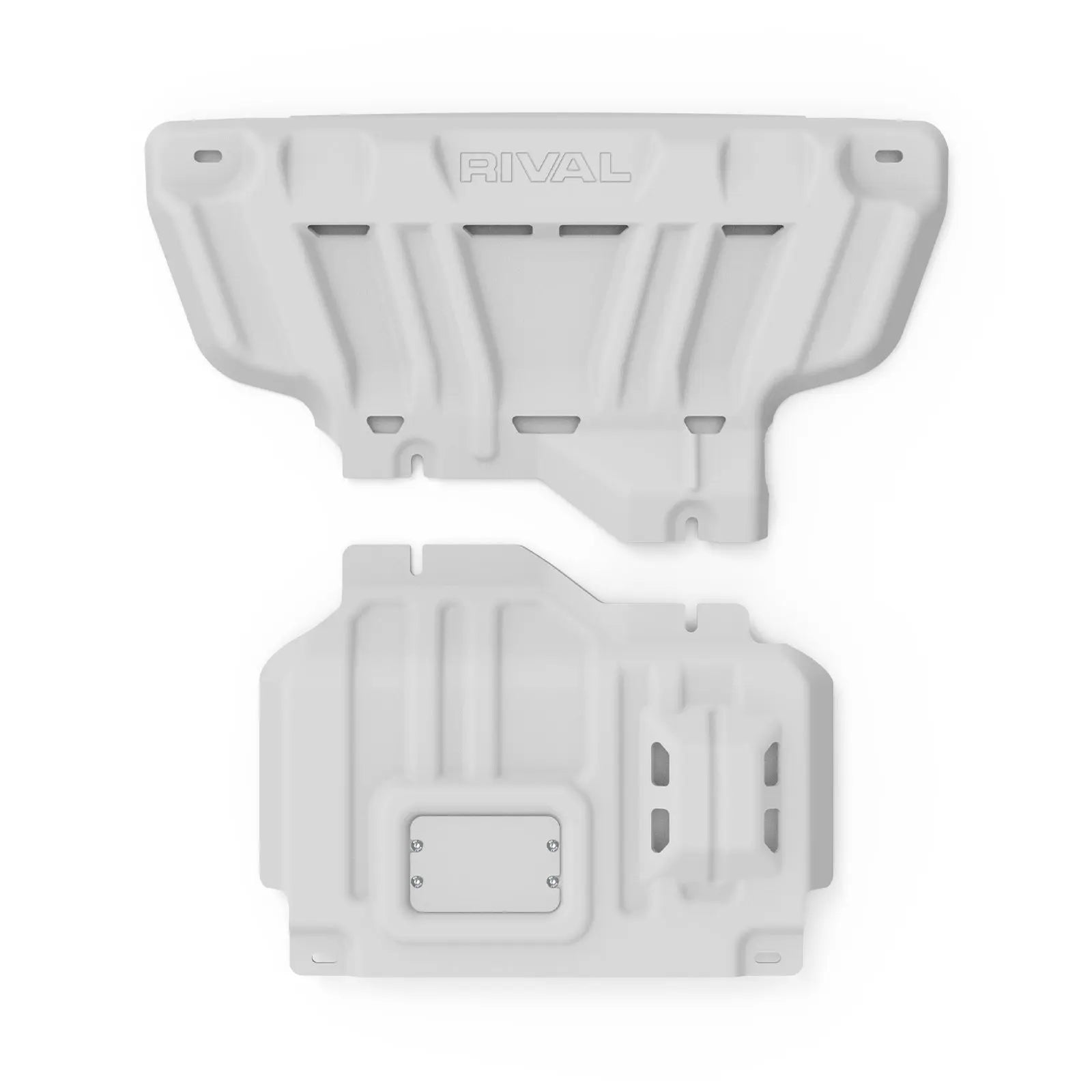 Set of 2 Aluminum Bash Plates Ford Ranger Next Gen / Ford Everest Next Gen / Amarok (2023-Present) RIVAL