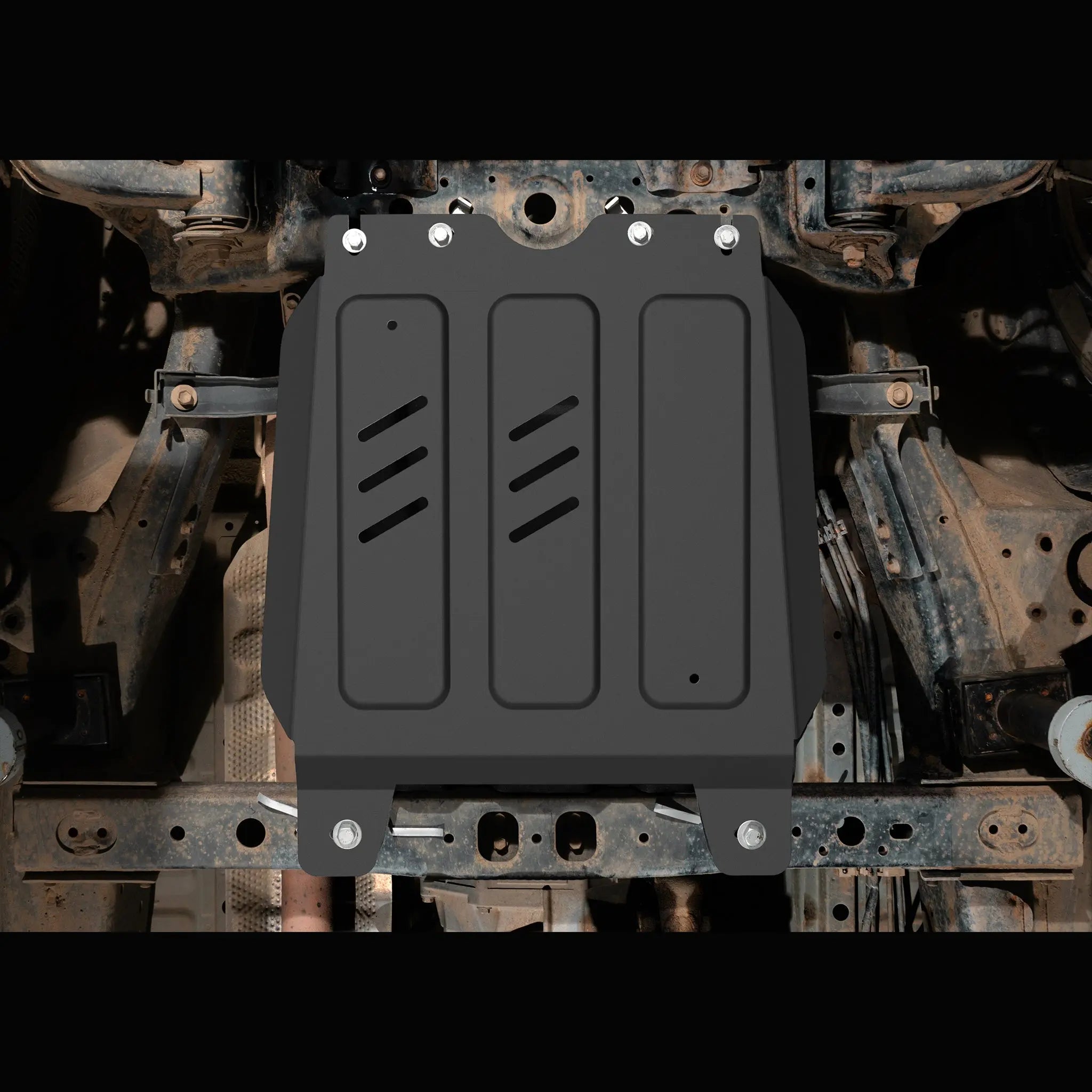 Set of 2 Steel Bash Plates – Toyota Hilux (2015-On) / Toyota Fortuner (2015-On) – Radiator/Engine & Transmission RIVAL 4x4 Australia