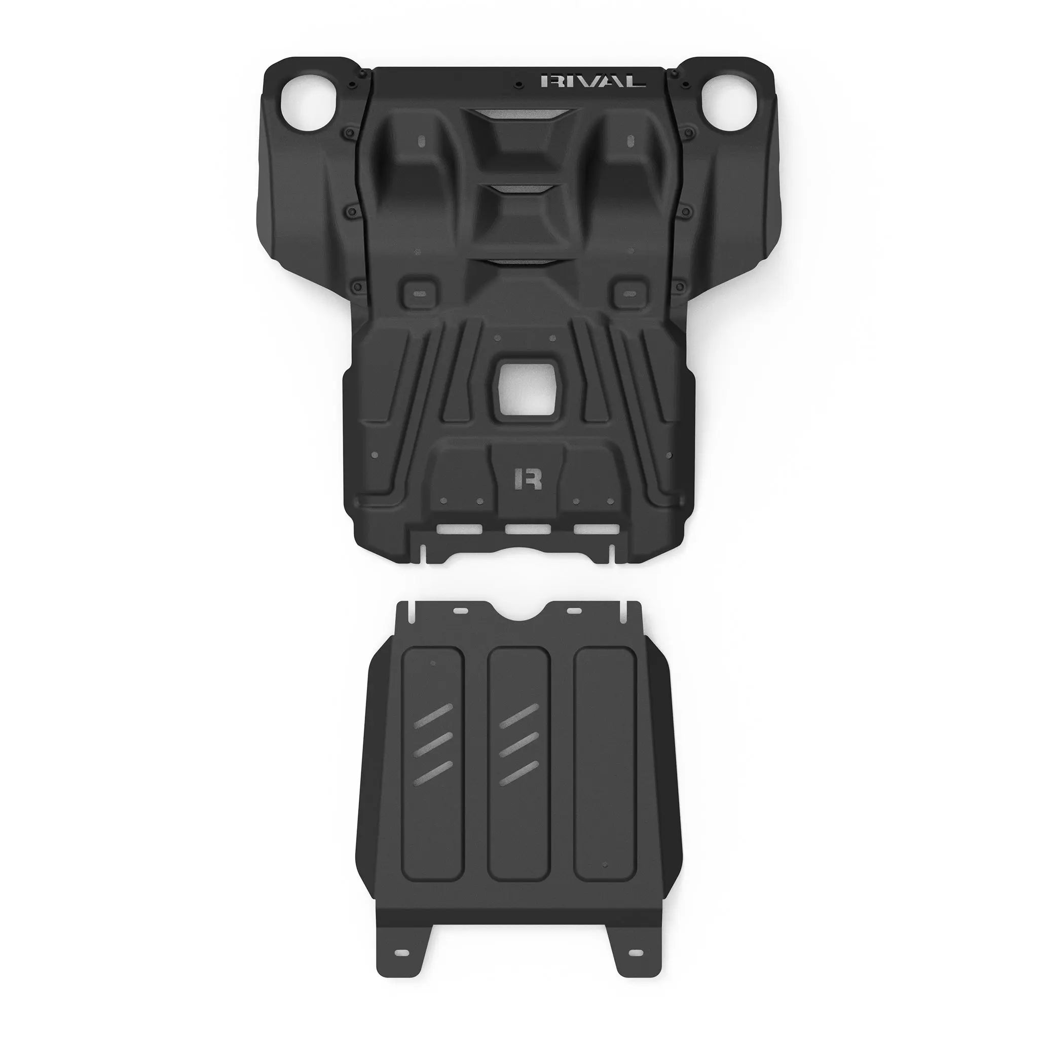 Set of 2 Steel Bash Plates – Toyota Hilux (2015-On) / Toyota Fortuner (2015-On) – Radiator/Engine & Transmission RIVAL 4x4 Australia