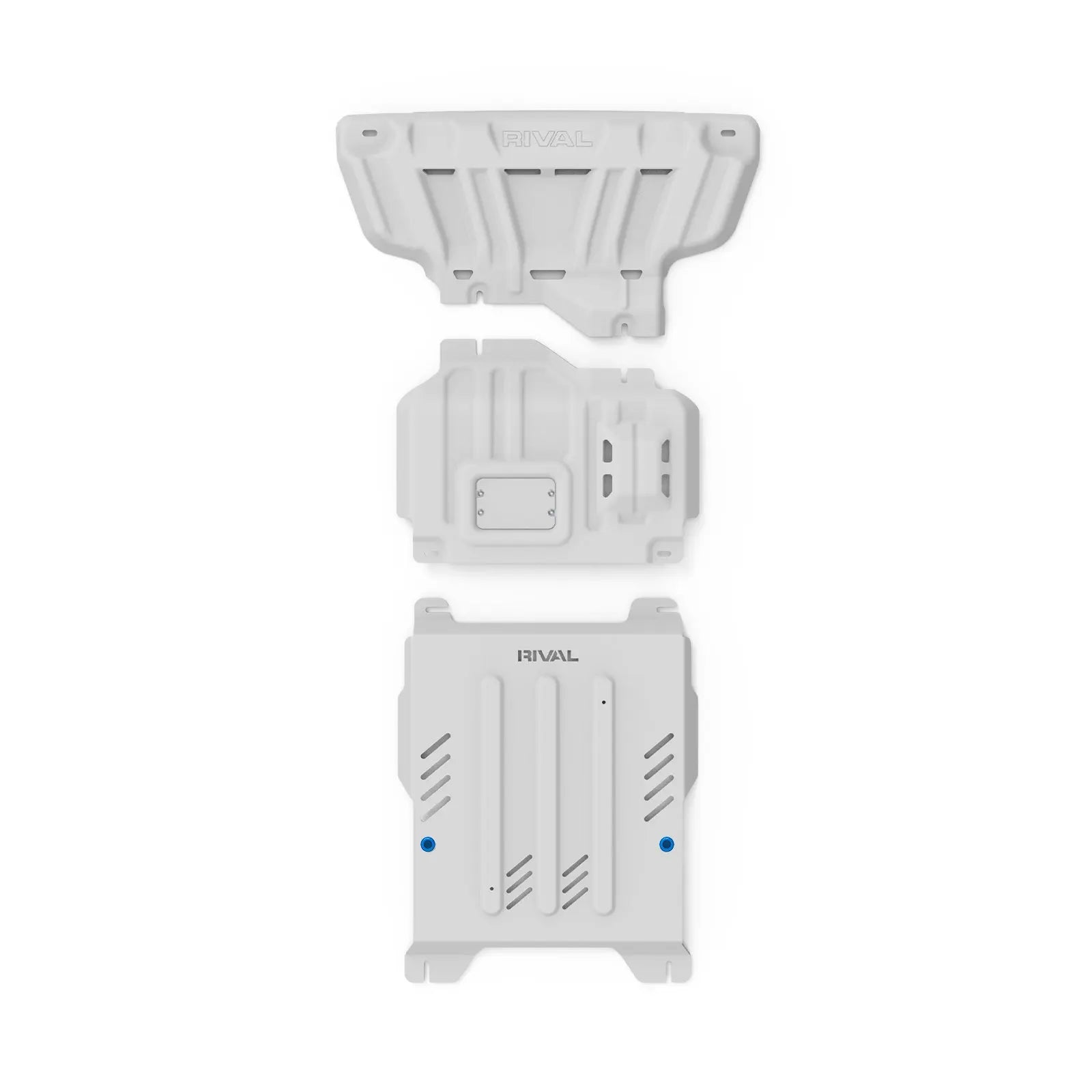 Set of 3 Aluminum Bash Plates Ford Ranger Next Gen / Ford Everest Next Gen / Amarok (2023-Present) RIVAL