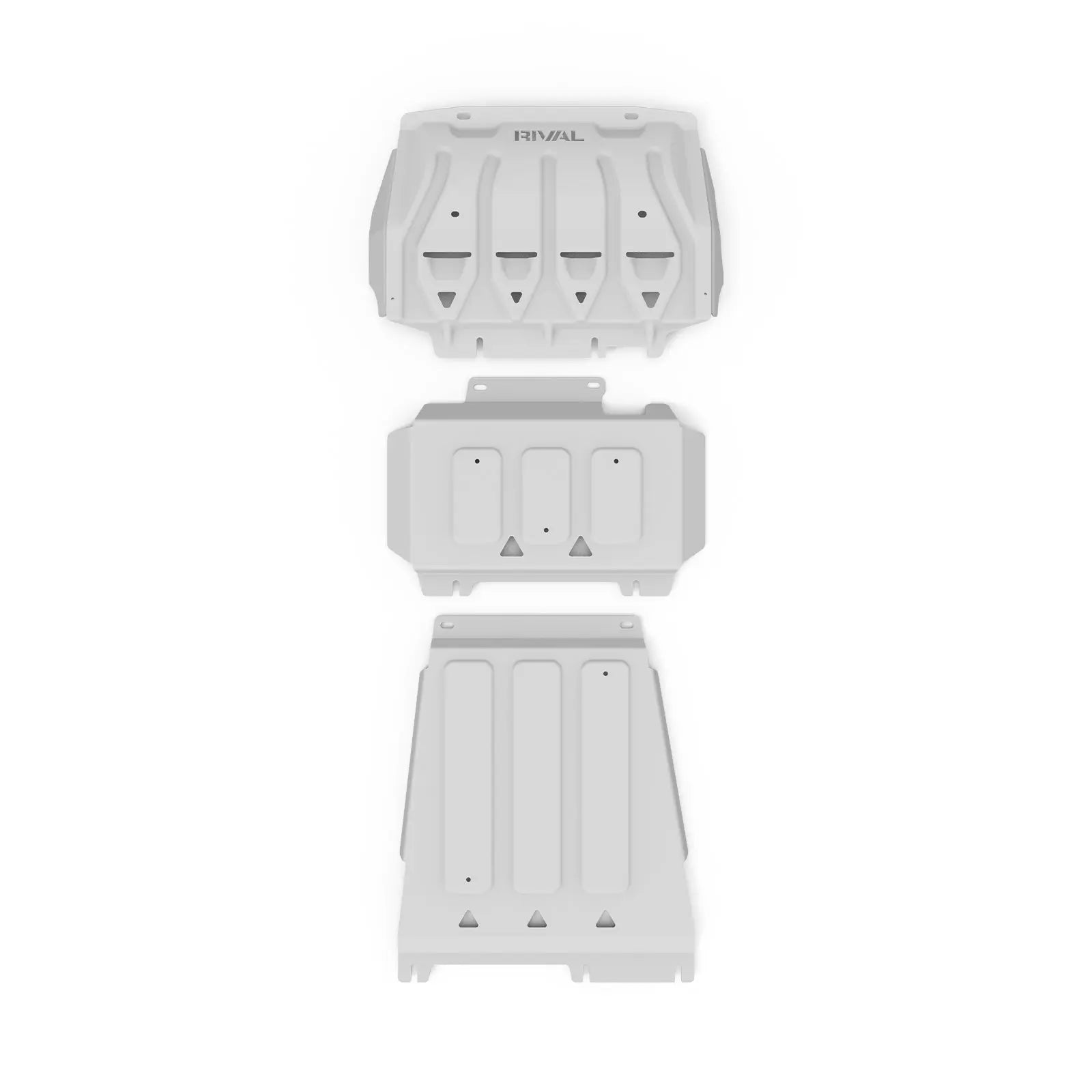 Set of 3 Aluminum Bash Plates Ford Ranger PX1/PX2/PX3 (2012–2022) RIVAL