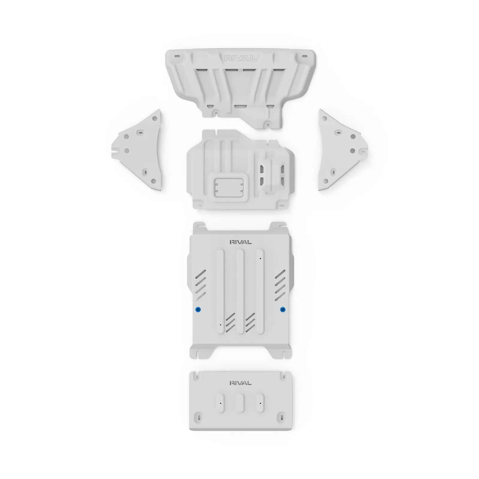 Set of 5 Aluminum Bash Plates Ford Ranger Next Gen / Ford Everest Next Gen / Amarok (2023-Present) RIVAL