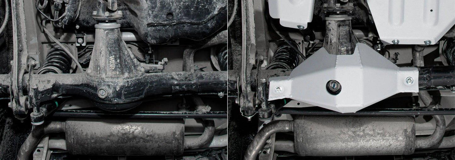 Suzuki Jimny (2018-Present) 4x4 Rear Diff Bash Plate - Aluminium RIVAL