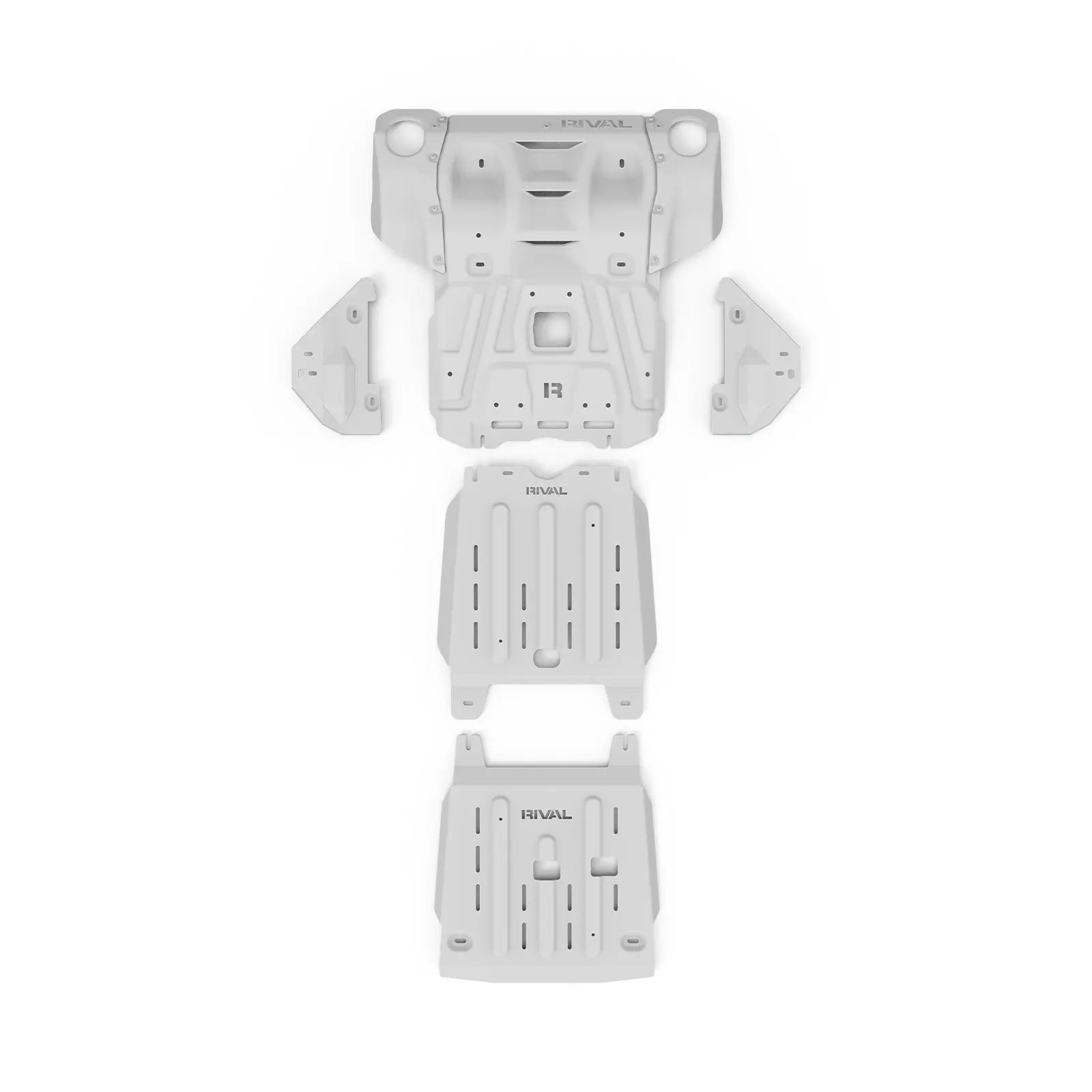 Toyota Hilux (2015-On) / Toyota Fortuner (2015-On) 4x4 Bash Plate Set – Radiator, Engine, Transmission, Transfer Case and Lower Control Arms | New Design RIVAL 4x4 Australia