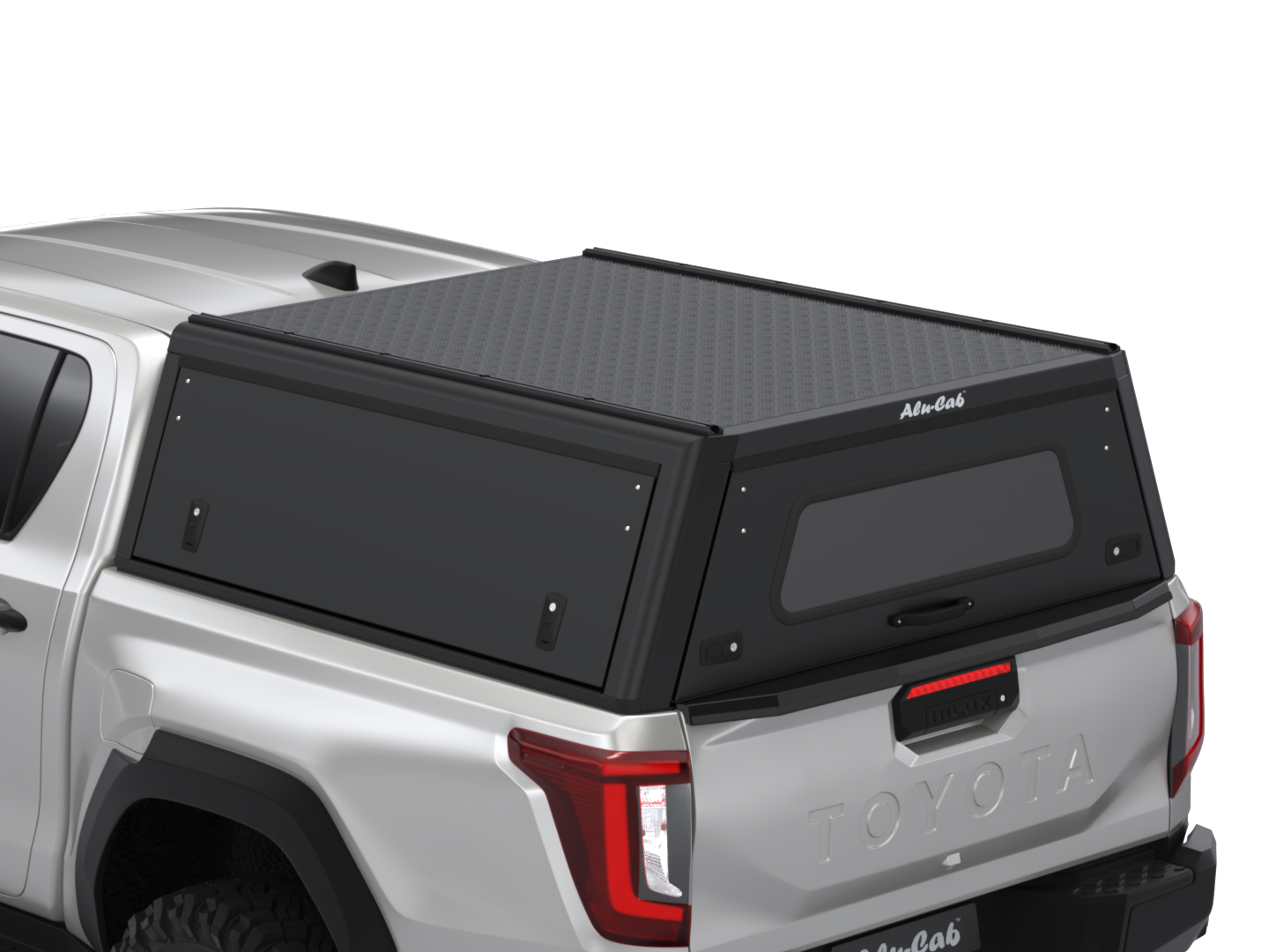 Alu-Cab Explorer Canopy for Toyota Hilux N90 2026+ fitted to Toyota Hilux N90 — Rival 4x4 Australia