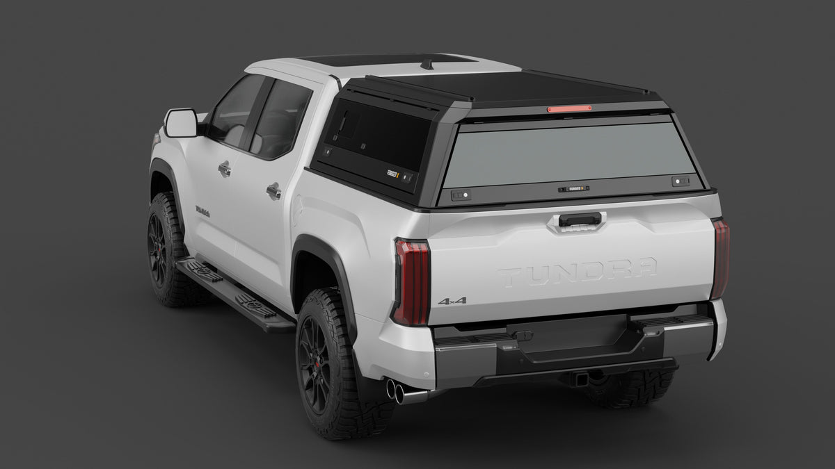Toyota Tundra 5.5ft aluminium ute canopy – with sliding dog windows