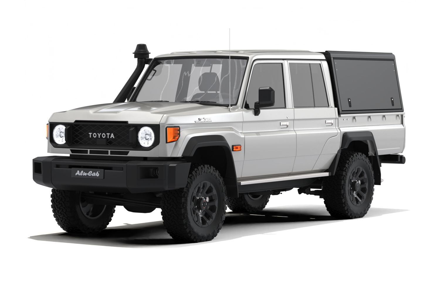 Alu-Cab Explorer Canopy for Toyota Landcruiser 79 Series fitted to Toyota Land Cruiser 70 Series — Rival 4x4 Australia