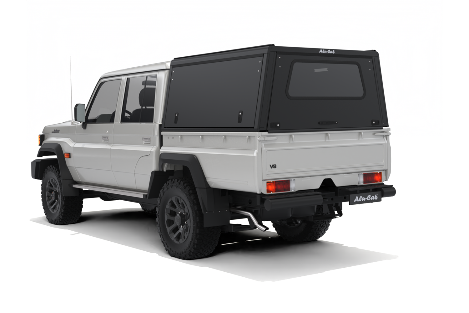 Alu-Cab Explorer Canopy for Toyota Landcruiser 79 Series fitted to Toyota Land Cruiser 70 Series — Rival 4x4 Australia