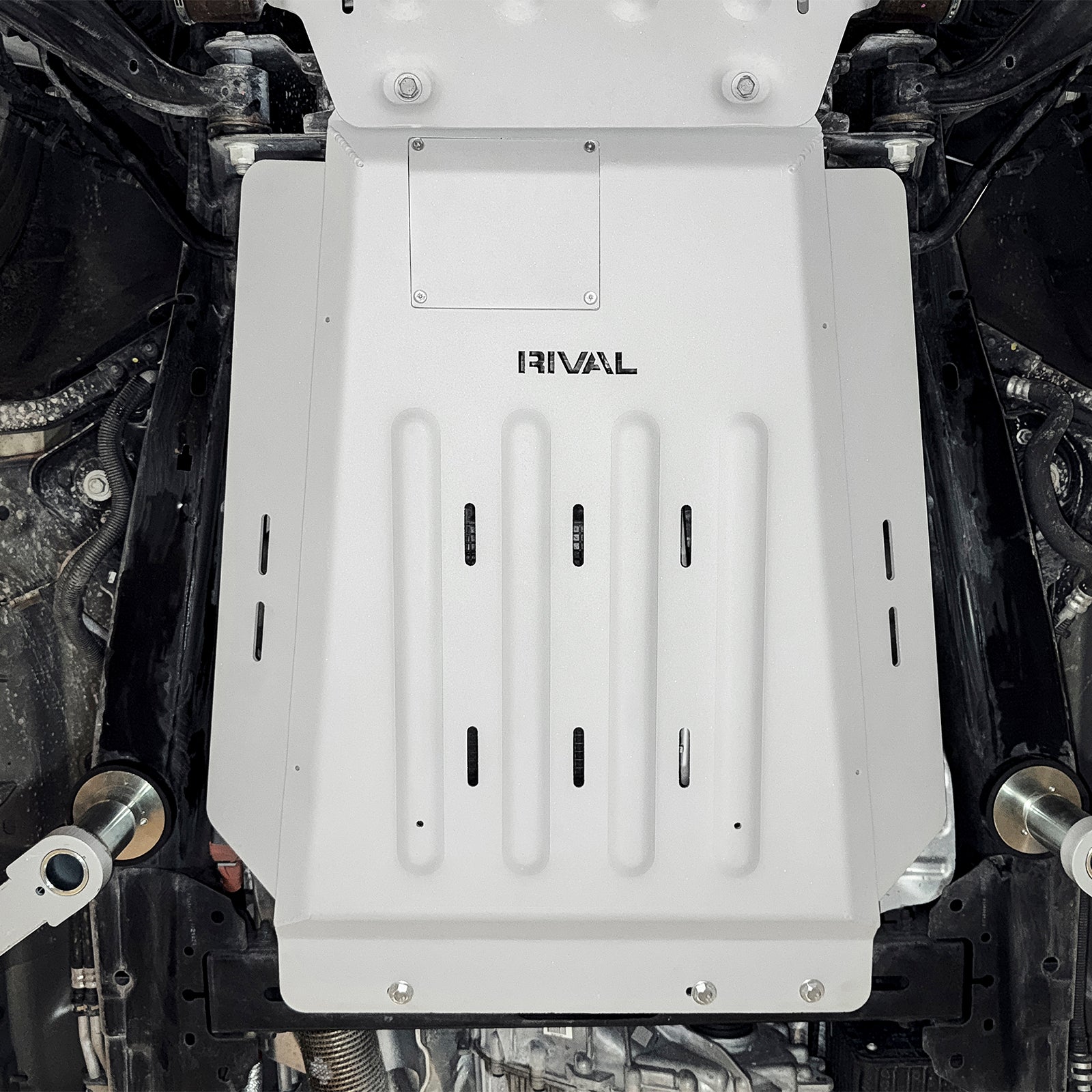 Aluminium Transmission Bash Plate - Ford F-150 (2015-2020, 2020-Present), PowerBoost - RIVAL 4x4 Australia