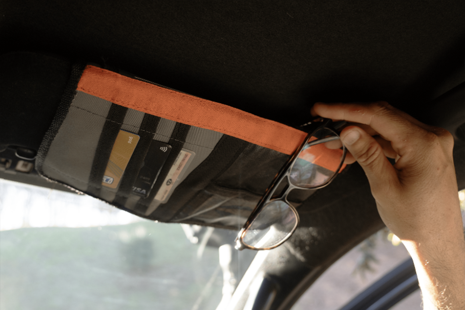 Alu-Cab Visor Organizer — genuine product, Rival 4x4 Australia