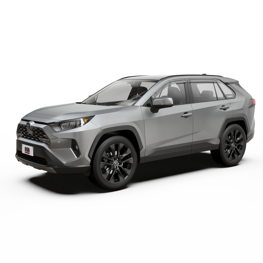 EGR Slimline Weathershields — Toyota Rav4 2019-2025 (4pc, Dark Smoke)