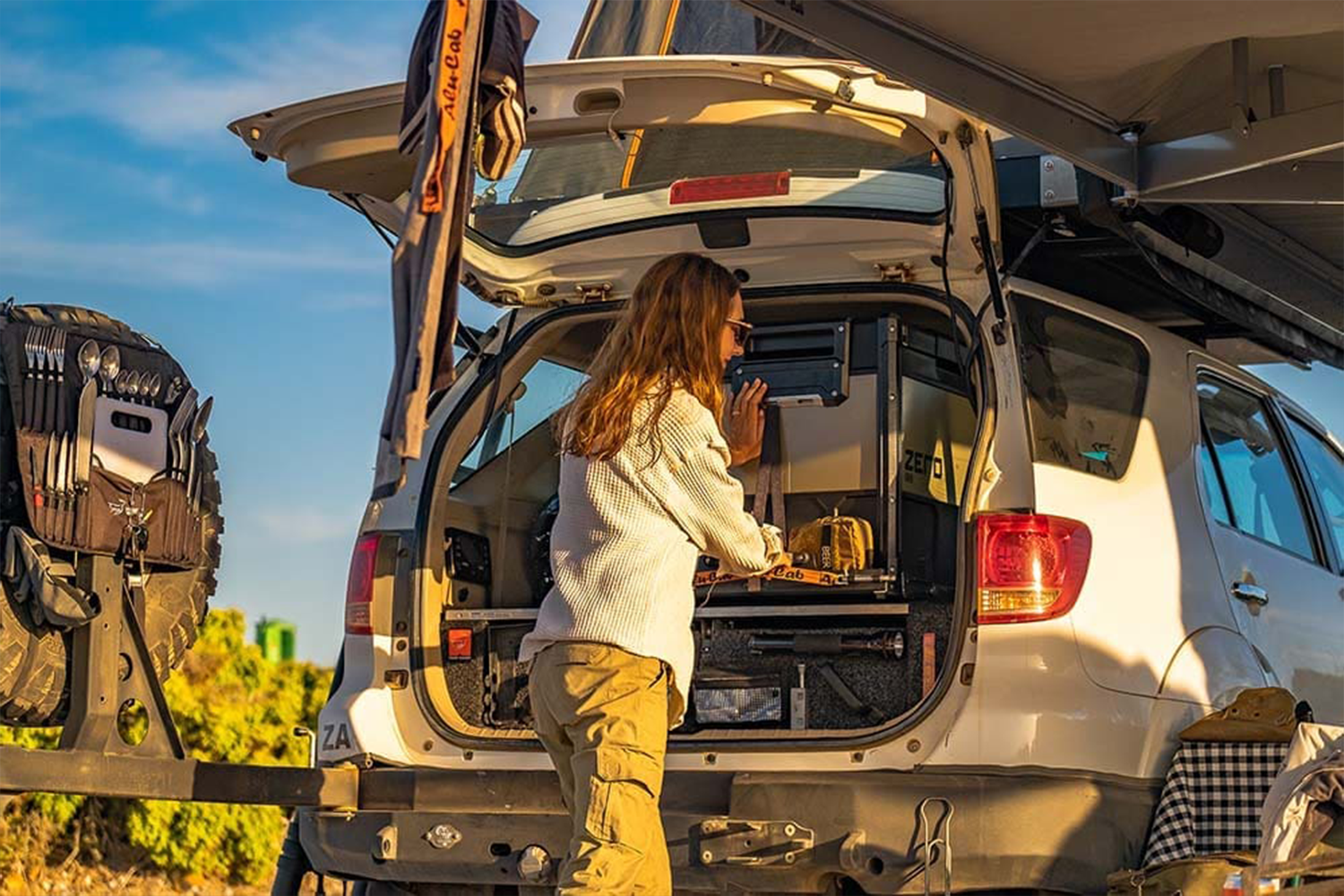 Alu-Cab 180° Shadow Awning — genuine product, Rival 4x4 Australia