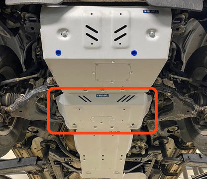 Aluminium Transmission Underbody Armour Toyota Land Cruiser Prado 2009-On - RIVAL 4x4 Australia