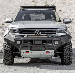 Aluminium Front Bar – VW Amarok 2023 – Present, includes RIVAL FOG Lights – Set of 2