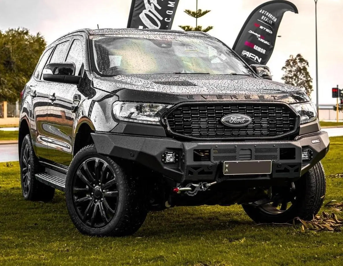Aluminium Front Bar with RIVAL LED Fog Lights (Set of 2) – Ford Ranger PX1/PX2/PX3 & Everest (2015–2022) RIVAL