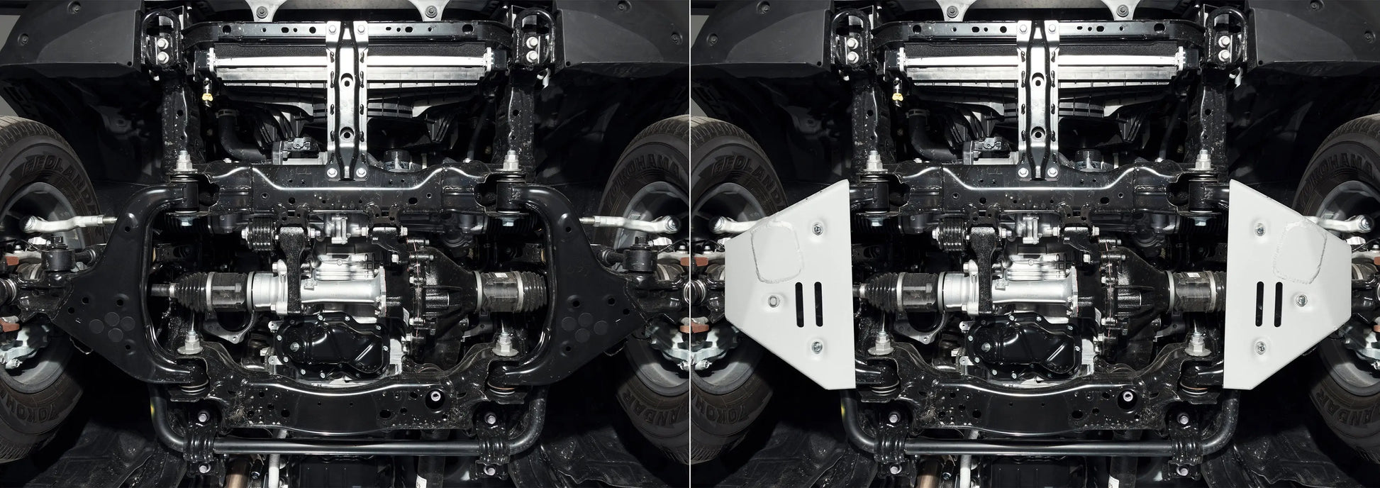 Aluminum A-Arms Bash Plate - TOYOTA LAND CRUISER 250; V-2.8D, AT, 4WD; 2024-PRESENT RIVAL