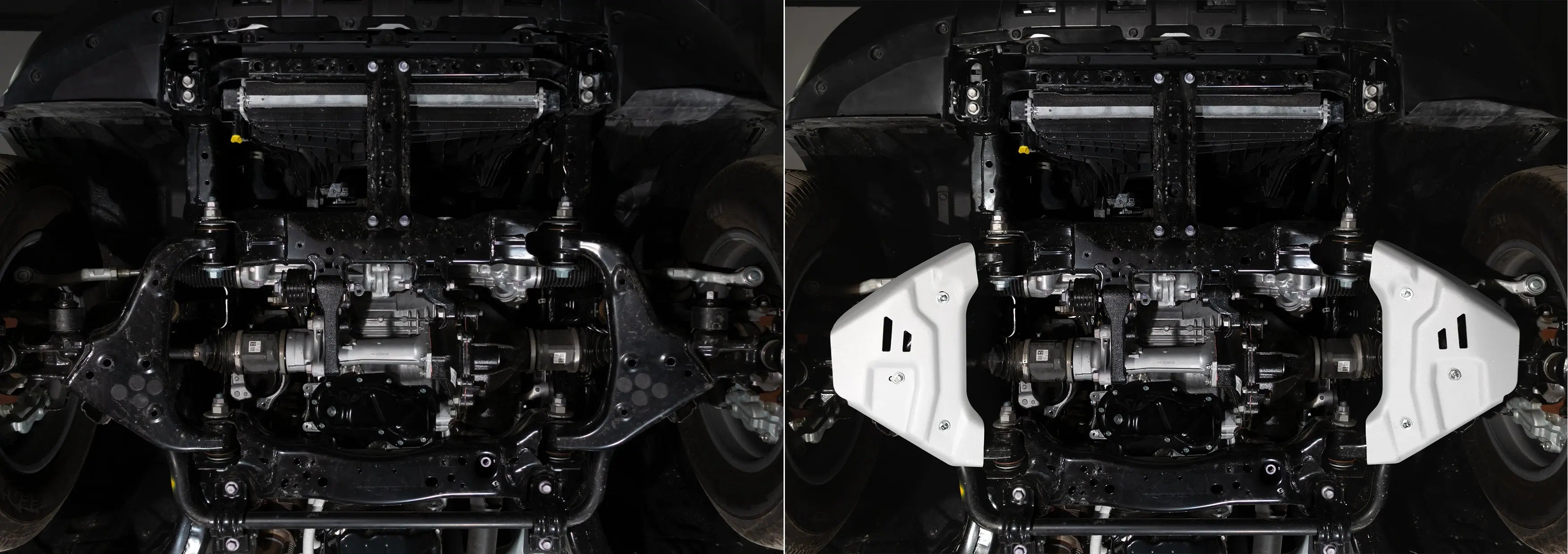 Aluminum A-Arms Bash Plate - TOYOTA LAND CRUISER 250; V-2.8D, AT, 4WD; 2024-PRESENT, New design RIVAL