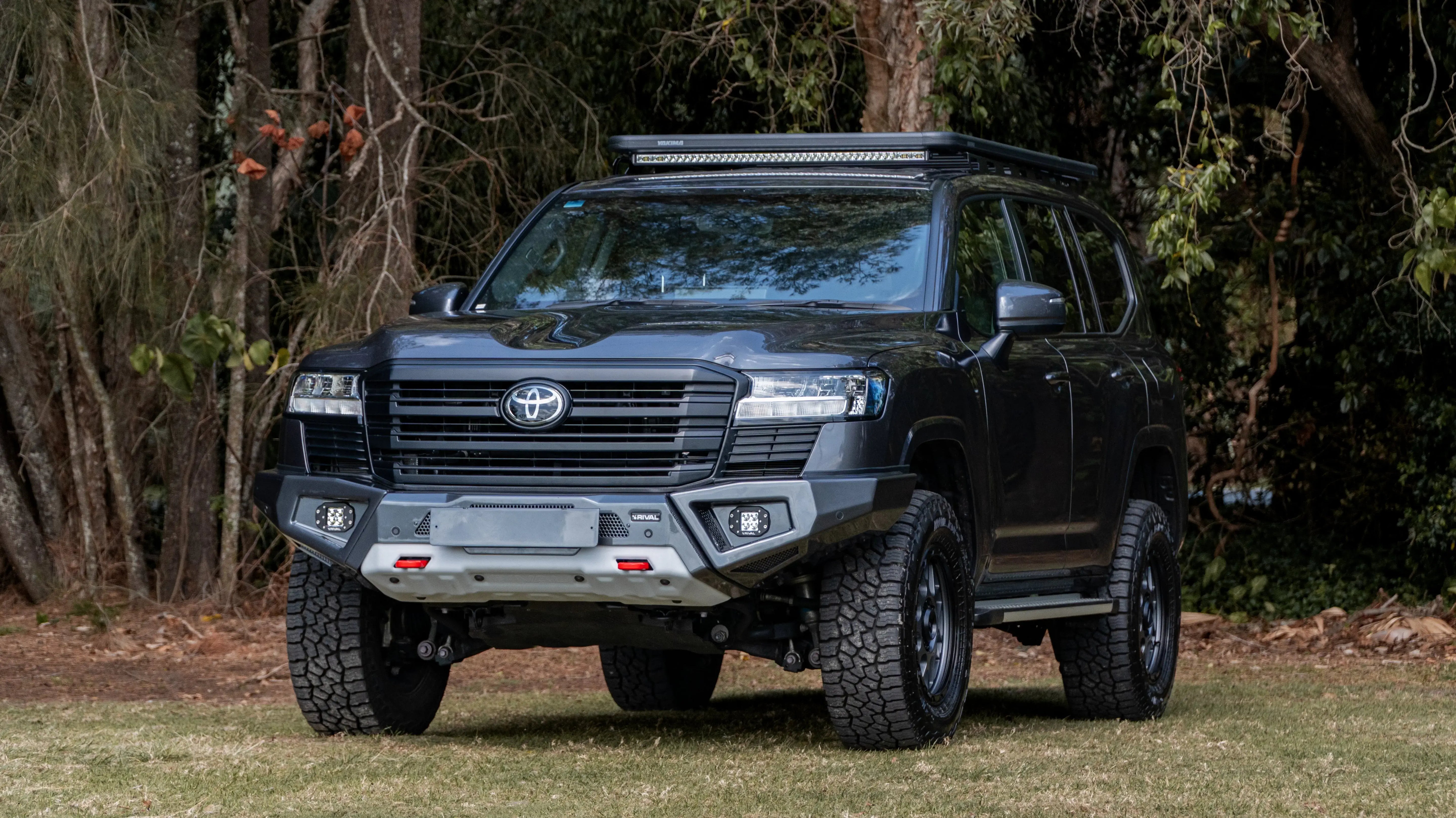 Aluminum Front Bar - Toyota LC300 2021-On (Incl. GR Sport), includes RIVAL FOG lights (Set of 2) RIVAL 4x4 Australia