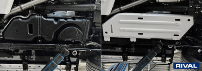 Aluminum Fuel Tank Bash Plate - TOYOTA LAND CRUISER 250; V-2.8D, AT, 4WD; 2024-PRESENT RIVAL