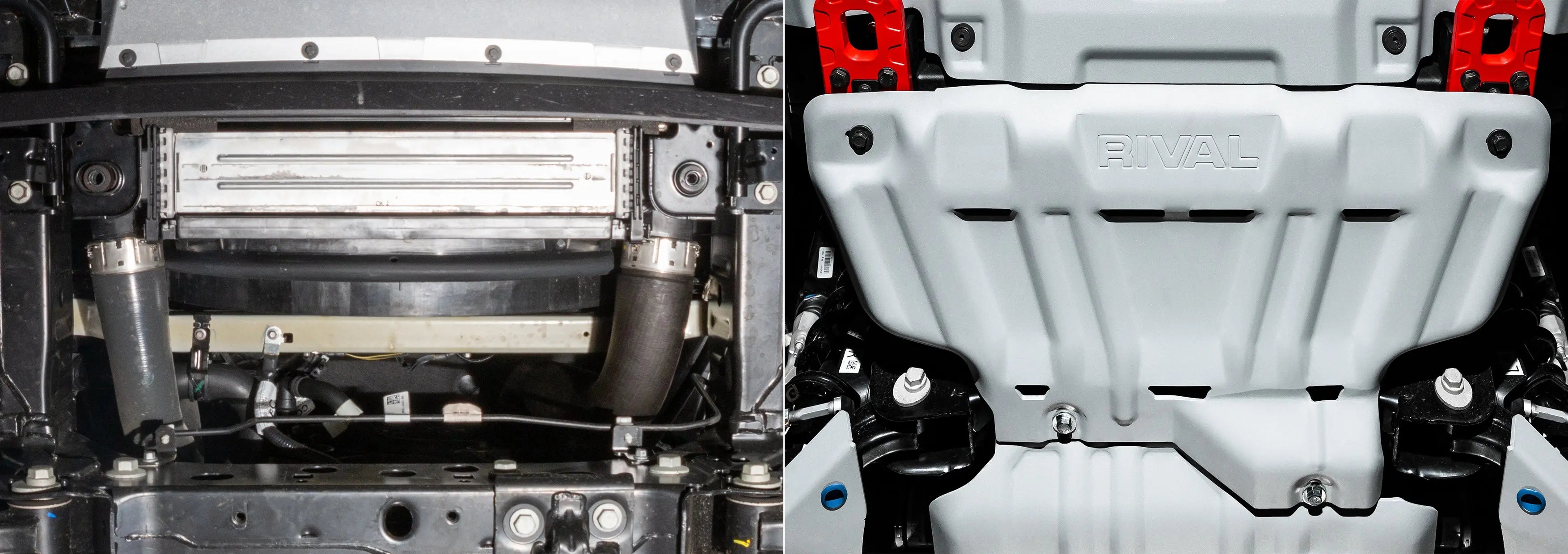 Aluminum Radiator Bash Plate - Ford Ranger Next Gen / Ford Everest Next Gen / Amarok 2023 RIVAL 4x4 Australia