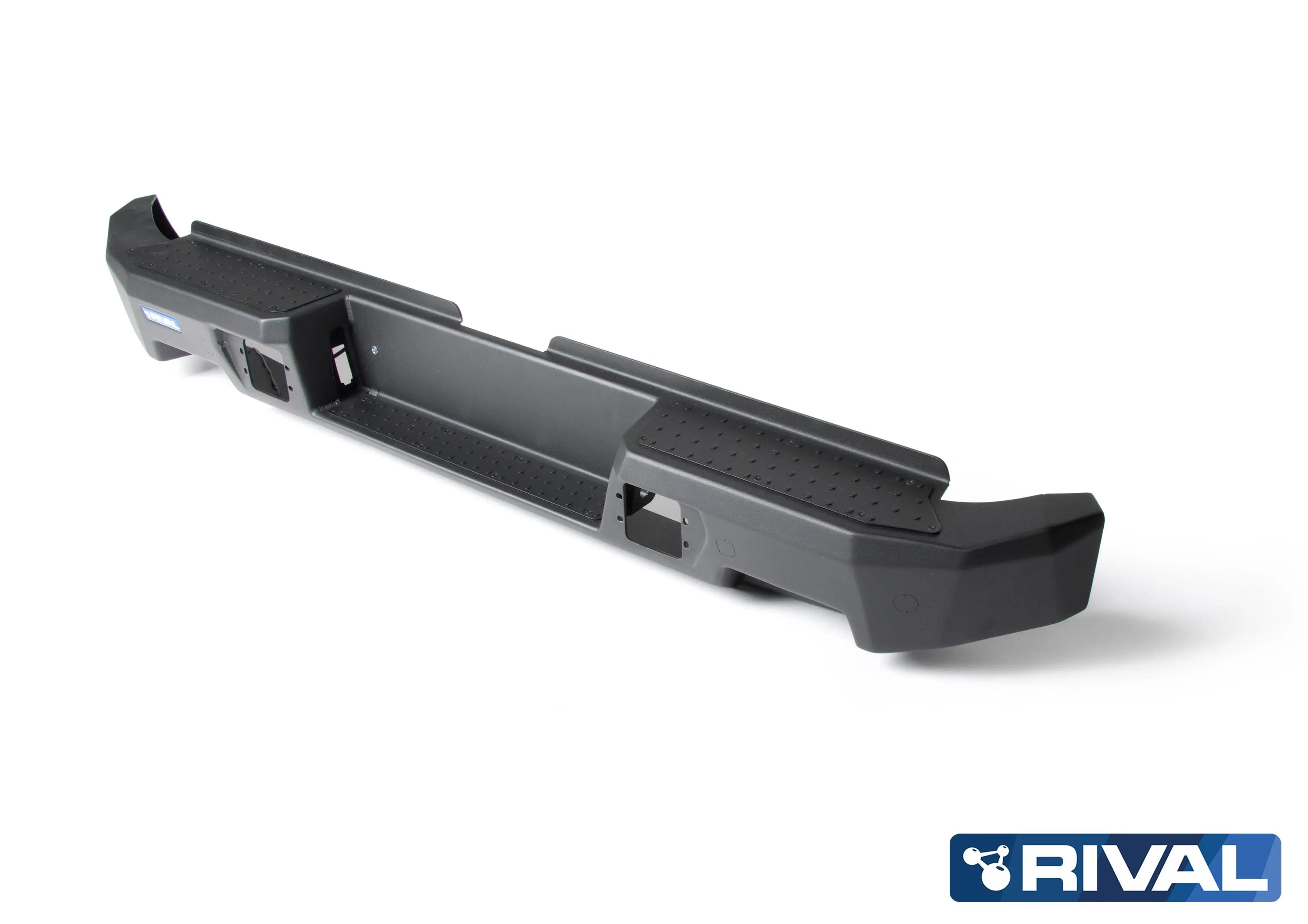Aluminum Rear Bar - Nissan Navara D23 2015-2019, includes RIVAL Spotlights (Set of 2) RIVAL