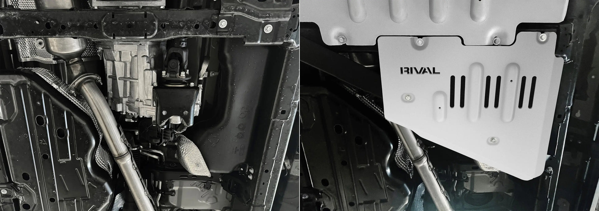 Aluminum Transfer Case Bash Plate - TOYOTA LAND CRUISER 250; V-2.8D, AT, 4WD; 2024-PRESENT RIVAL