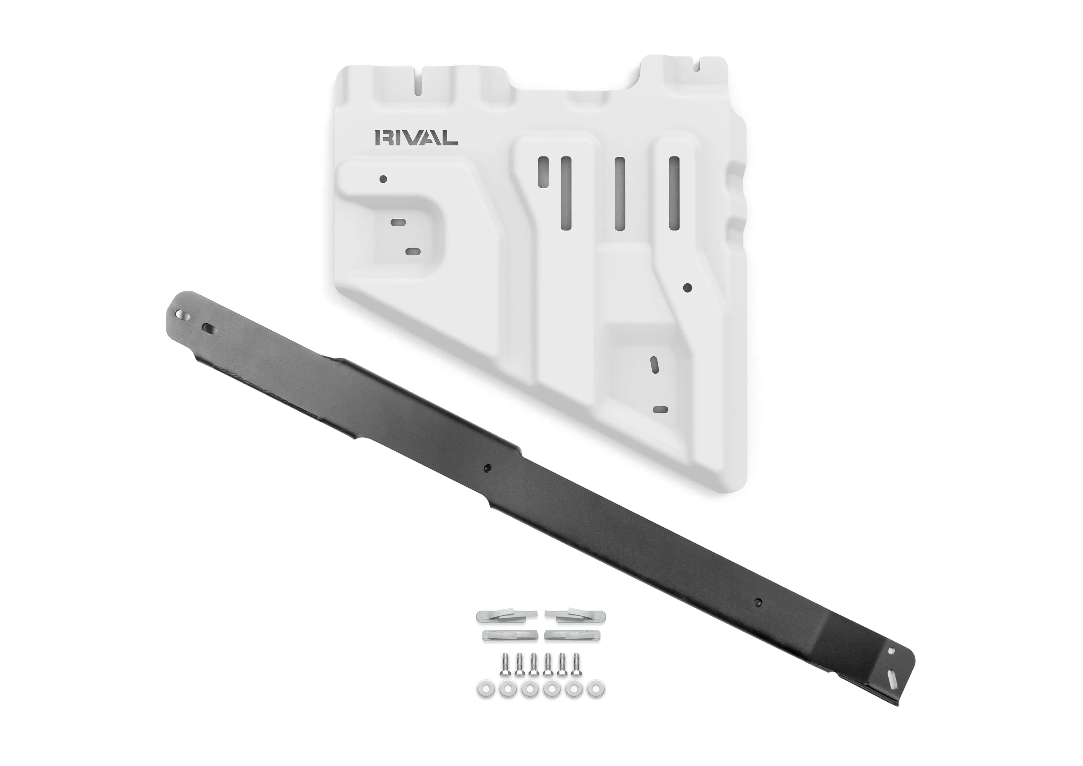 Aluminum Transfer Case Bash Plate - TOYOTA LAND CRUISER 250; V-2.8D, AT, 4WD; 2024-PRESENT, New design RIVAL