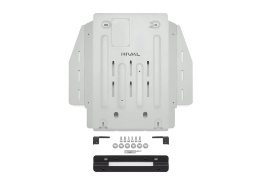 Aluminum Transmission Underbody Armor for DODGE RAM/TRX V-5.7, V-5.7 Hybrid, 3.0D, V-6.2; 2018- RIVAL