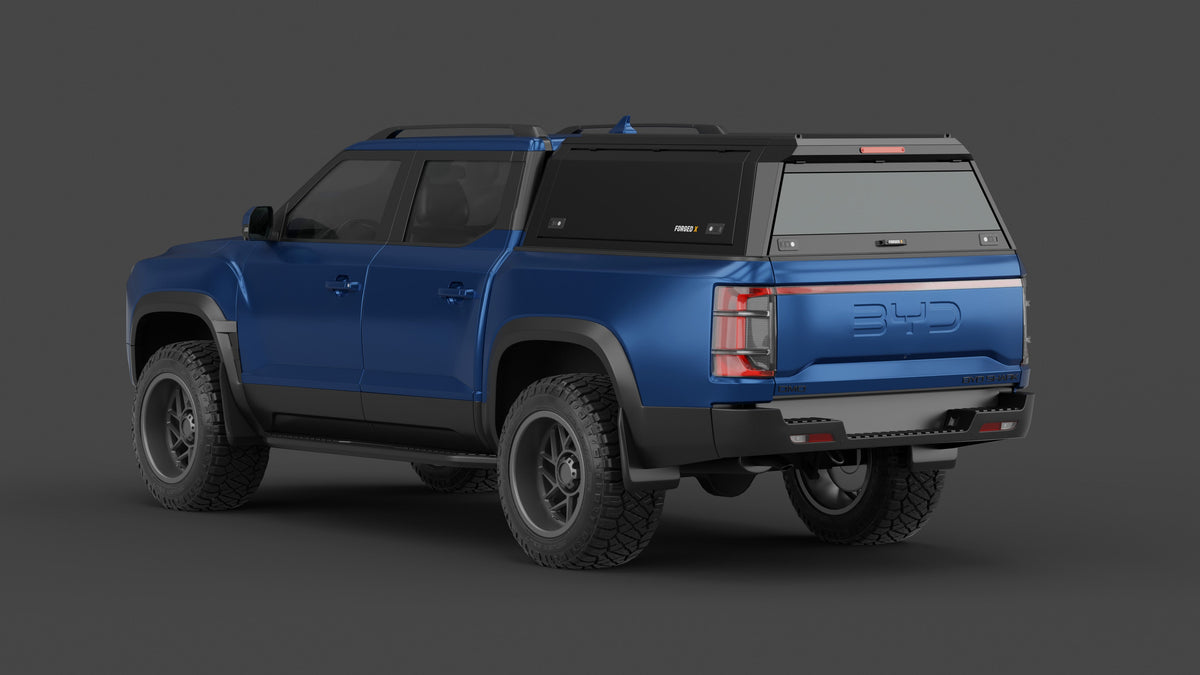 ForgedX Aluminium Ute Canopy - to suit BYD Shark 6 2024-on - RIVAL 4x4 Australia